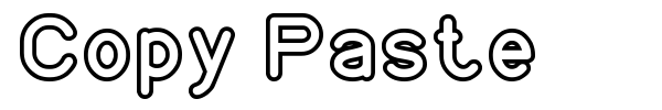 Copy Paste font preview